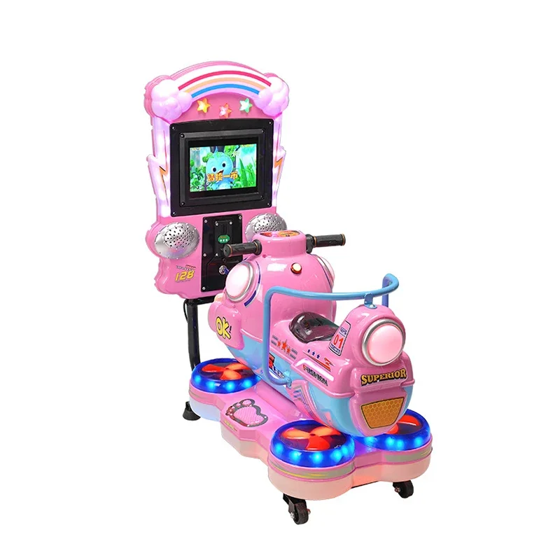 Coin Operated Kiddie Ride - 2024 شاشة MP5 للأطفال تعمل بقطع
