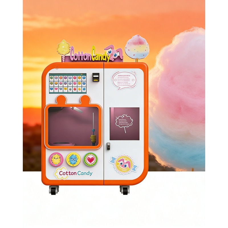 آلة بيع حلوى القطن الأوتوماتيك - مراجعة Arcade Vending & Laundry وسعره