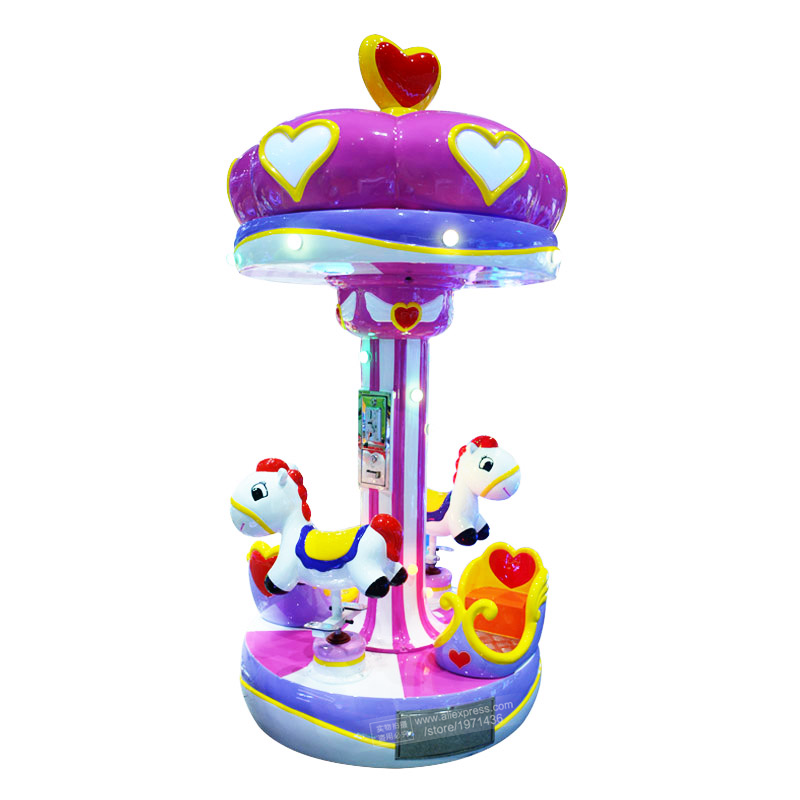 الكهربائية كاروسيل الحصان 3 شخ - مراجعة Coin Operated Kiddie Ride وسعره